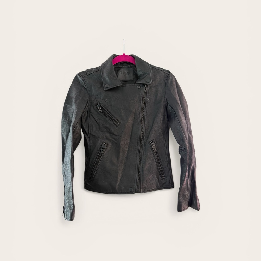 Blank NYC Black Leather Moto Jacket Never Worn!